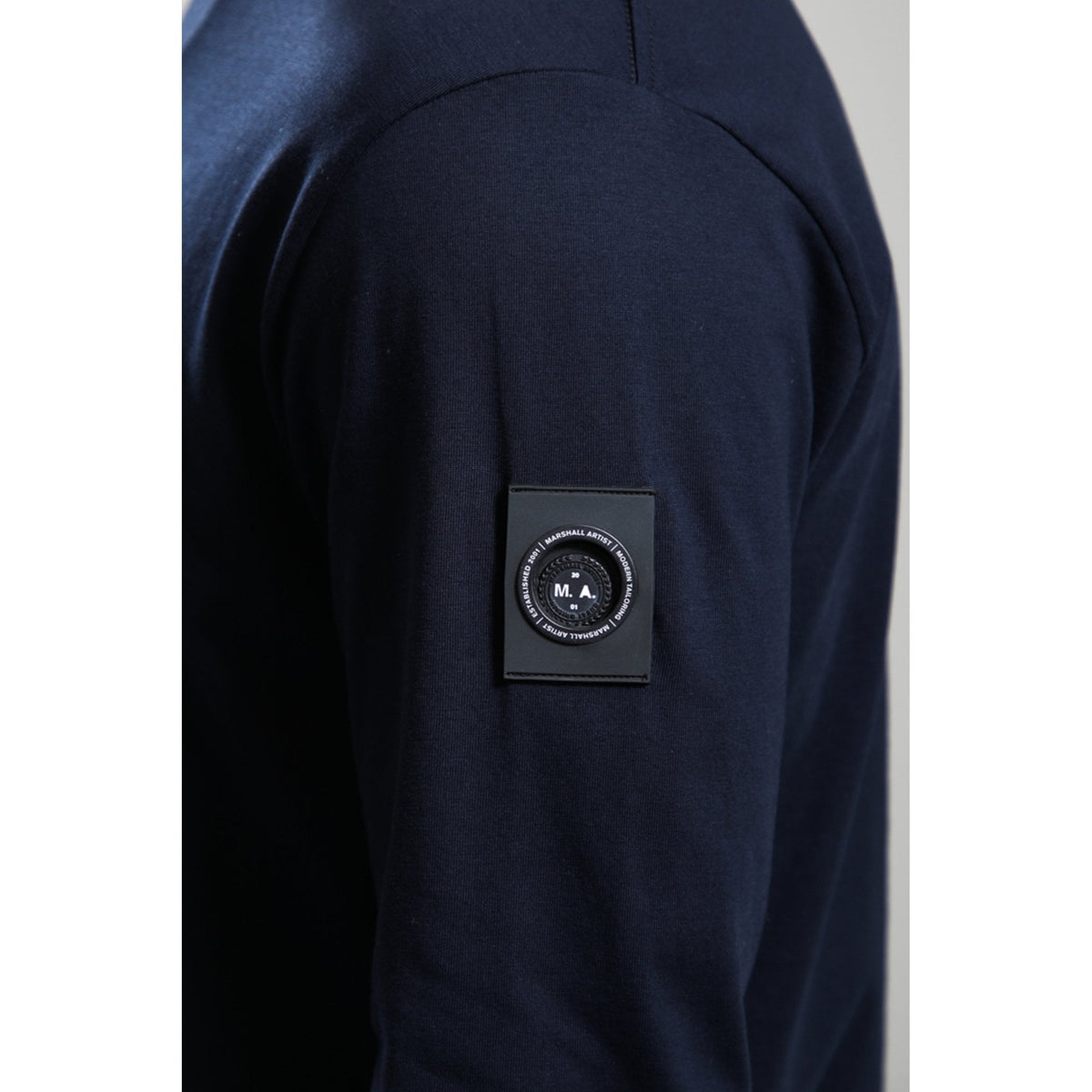 Marshall Artist | 1180 Siren Circle Badge Logo Long Sleeve Top - Navy