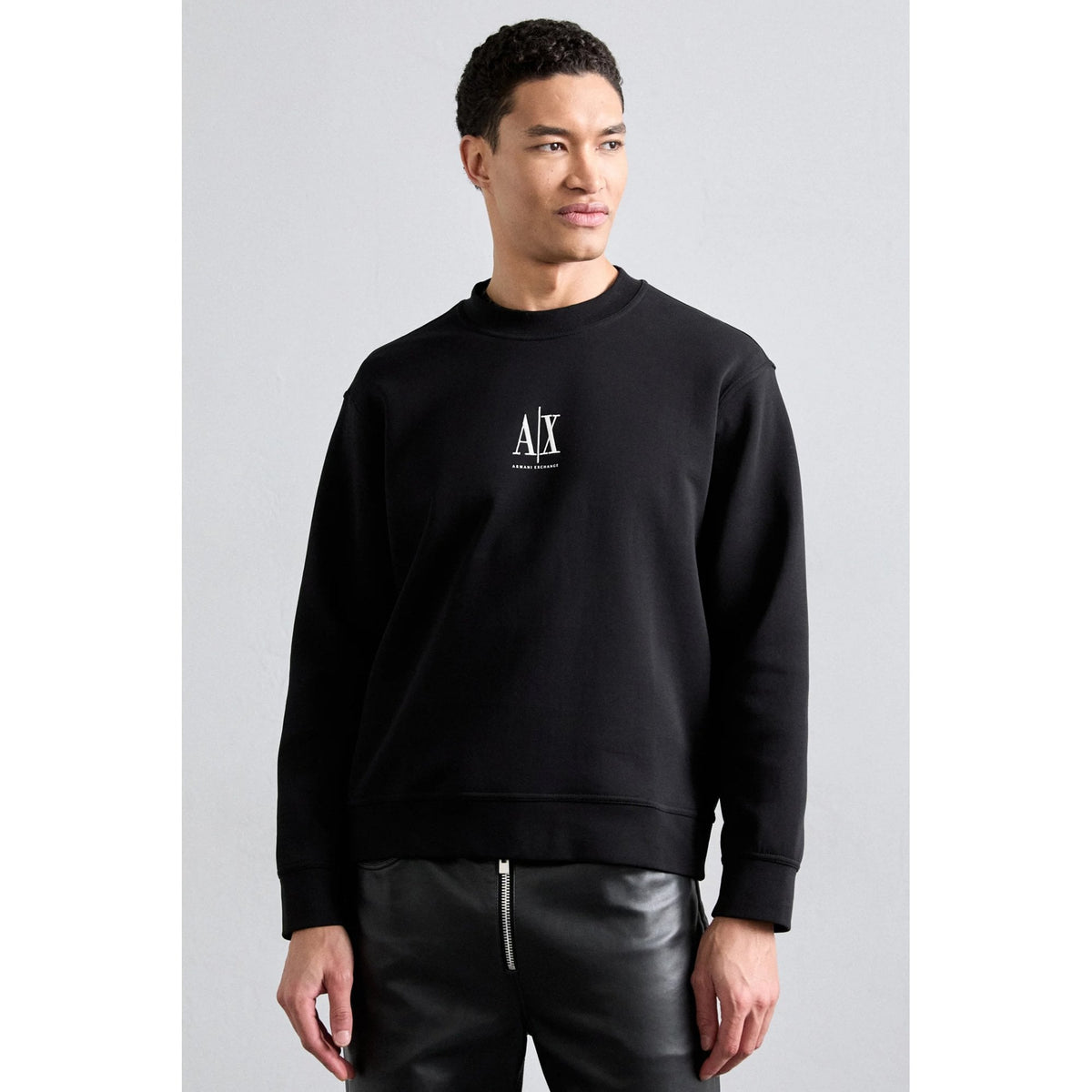 Armani Exchange | AX XM000368 AF10818 Girocollo A|X Centre Logo Sweat Top