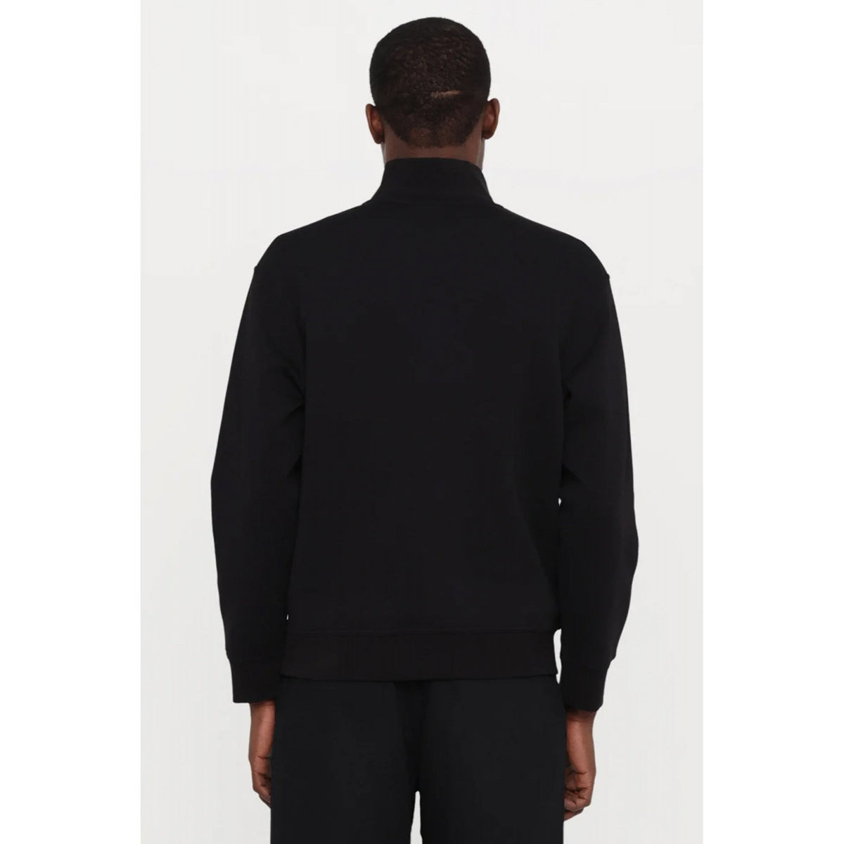 Armani Exchange | AX XM000370 AF10818 Half-Zip Funnel Neck A|X Logo Sweat Top - Dark Navy