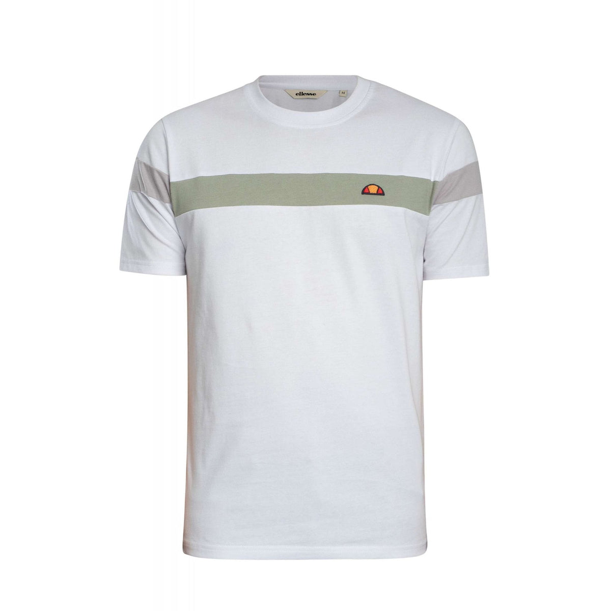 Ellesse Caserio 7433 Contrast Panel Half-Sleeve T-Shirt