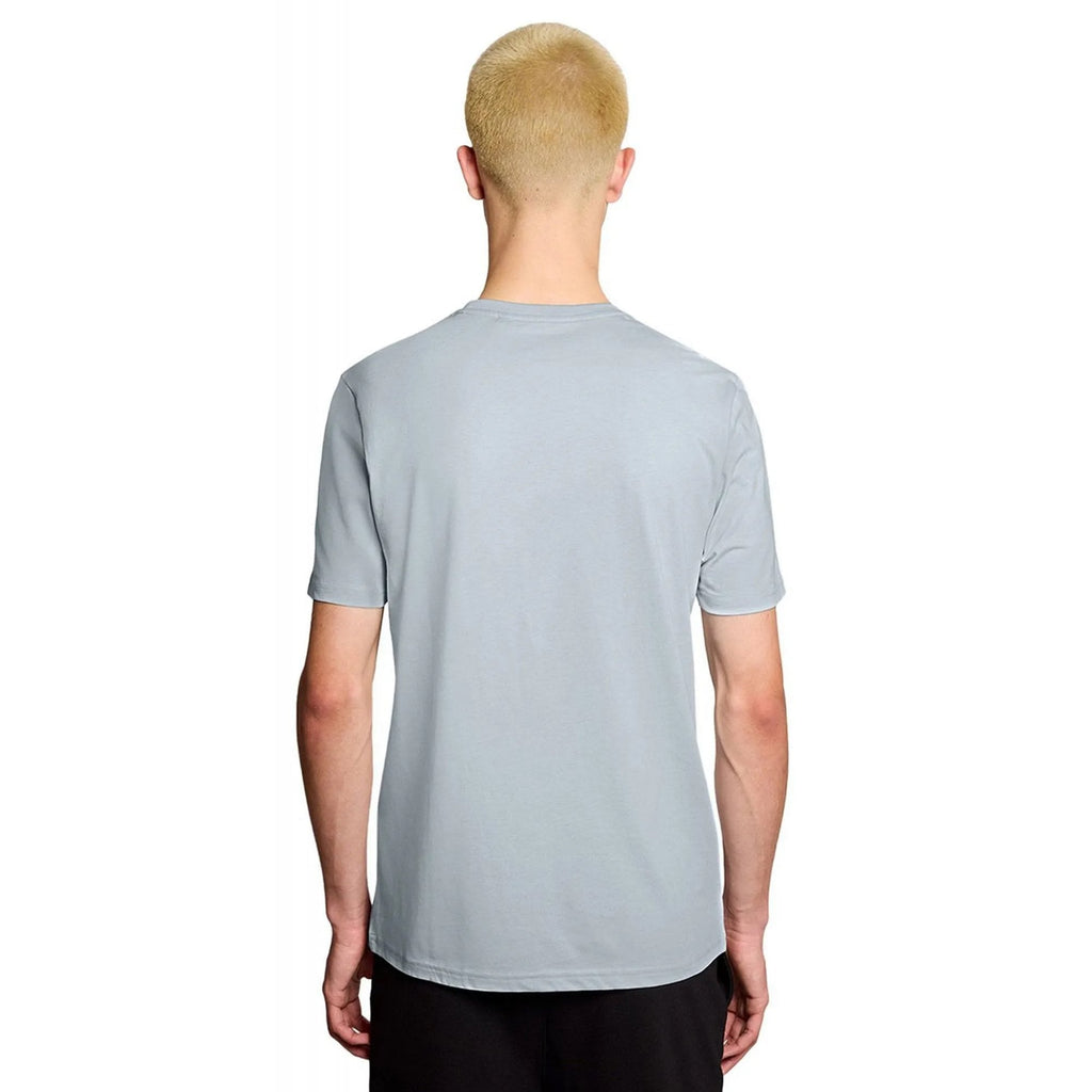 Lyle & Scott | TS2485 Plain Sport Rubberised Logo Crew Neck T-Shirt - Sky Blue Lagoon