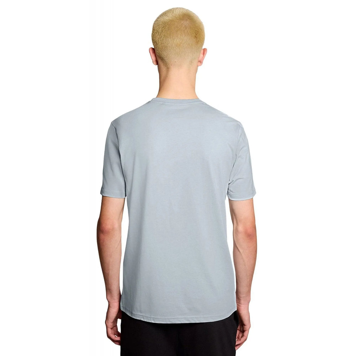 Lyle & Scott | TS2485 Plain Sport Rubberised Logo Crew Neck T-Shirt - Sky Blue Lagoon