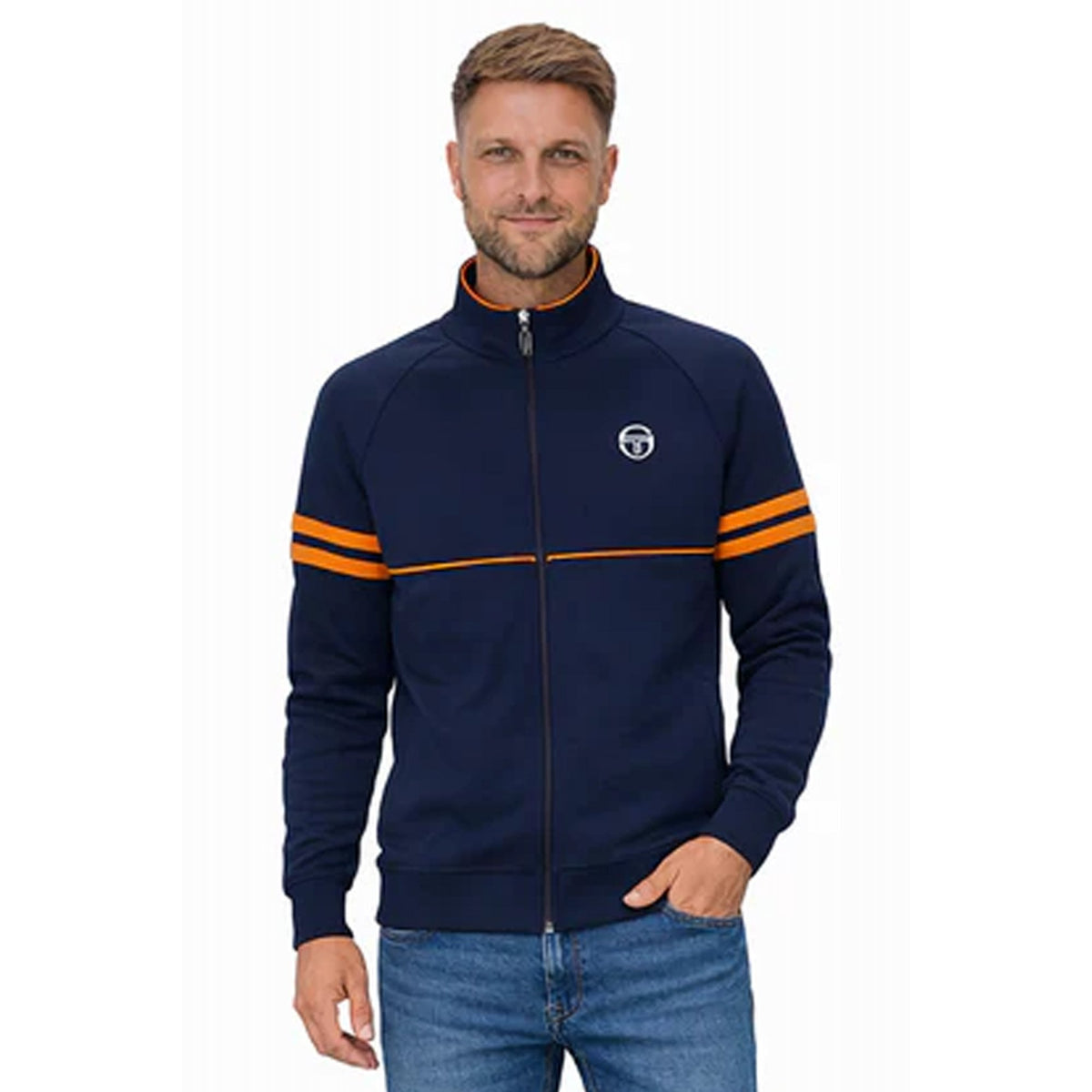 Sergio Tacchini | Orion 4594 Retro Contrast Colour Block Piping Track Top