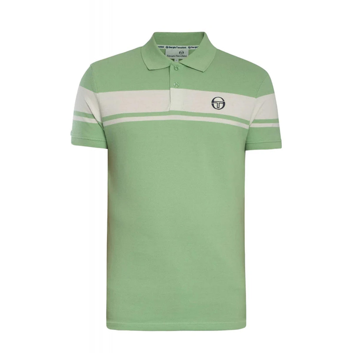 Sergio Tacchini | Youngline 4554-238 Contrast Double Stripe Polo T-Shirt