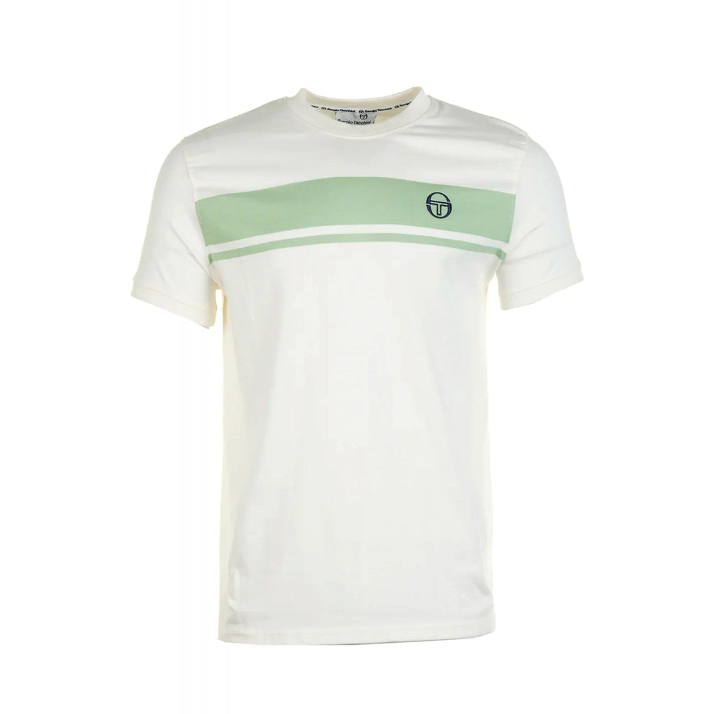 Sergio Tacchini | Master 4593-294 Retro Contrast Stripe Half Sleeve T-Shirt