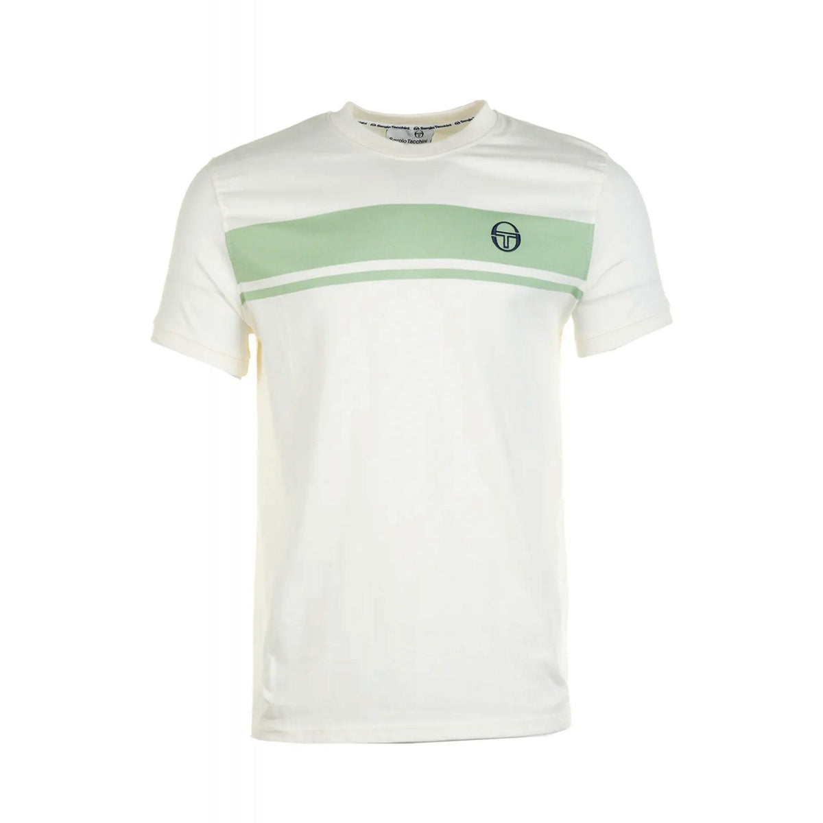 Sergio Tacchini | Master 4593-294 Retro Contrast Stripe Half Sleeve T-Shirt