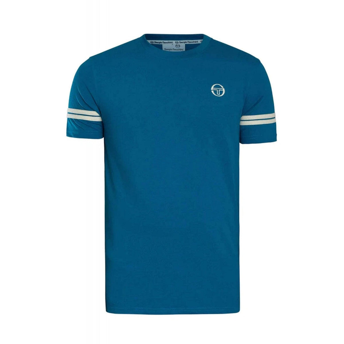 Sergio Tacchini | Grello 8376 Stripe Crew Half Sleeve T-Shirt