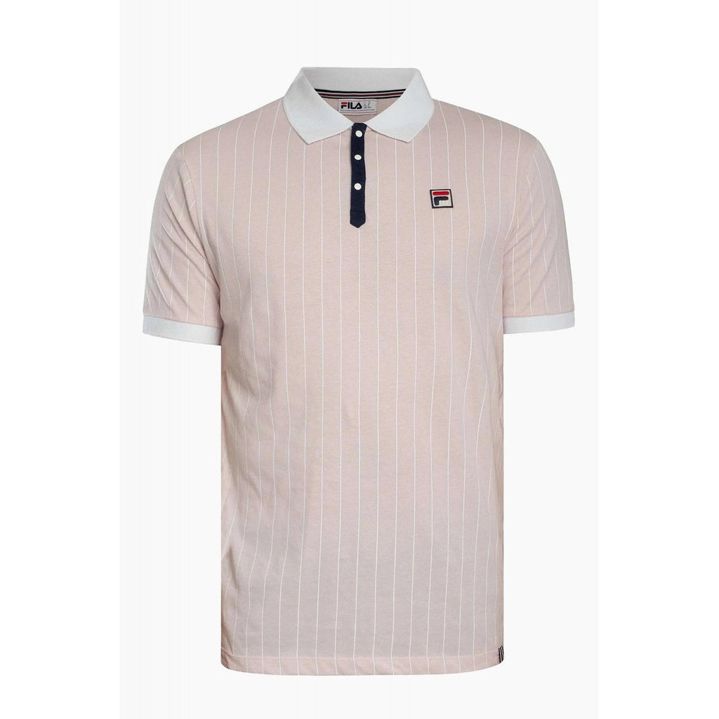 Fila Vintage BB1 LM1839AT Classic Striped Polo T-Shirt