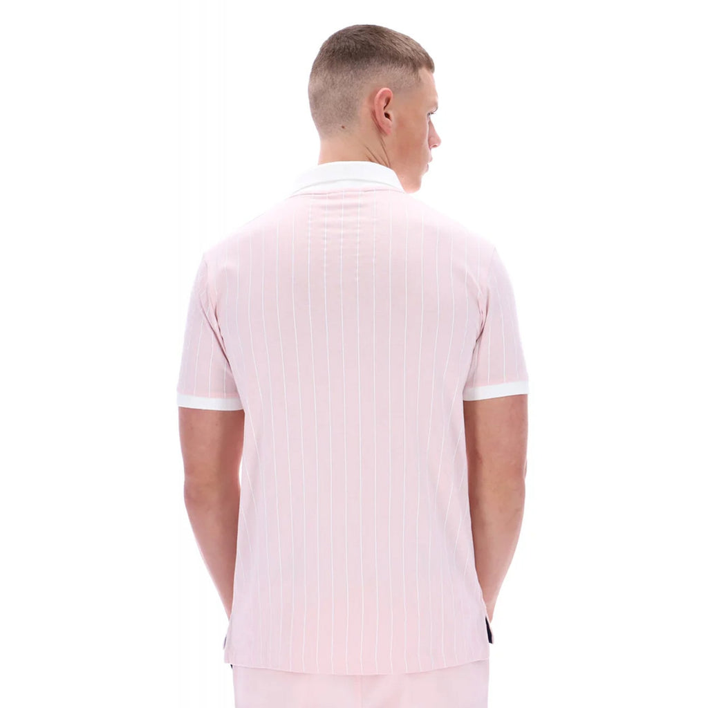 Fila Vintage BB1 LM1839AT Classic Striped Polo T-Shirt