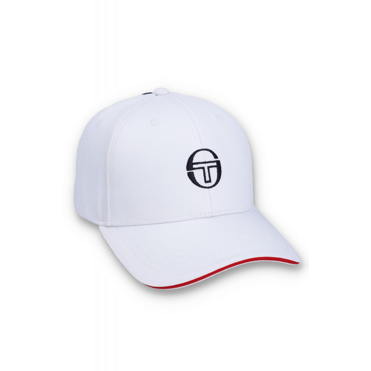 Sergio Tacchini | Cortona 1267 Peaked Contrast Double Back Stripe Baseball Cap