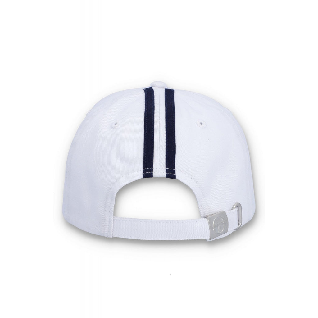 Sergio Tacchini | Cortona 1267 Peaked Contrast Double Back Stripe Baseball Cap