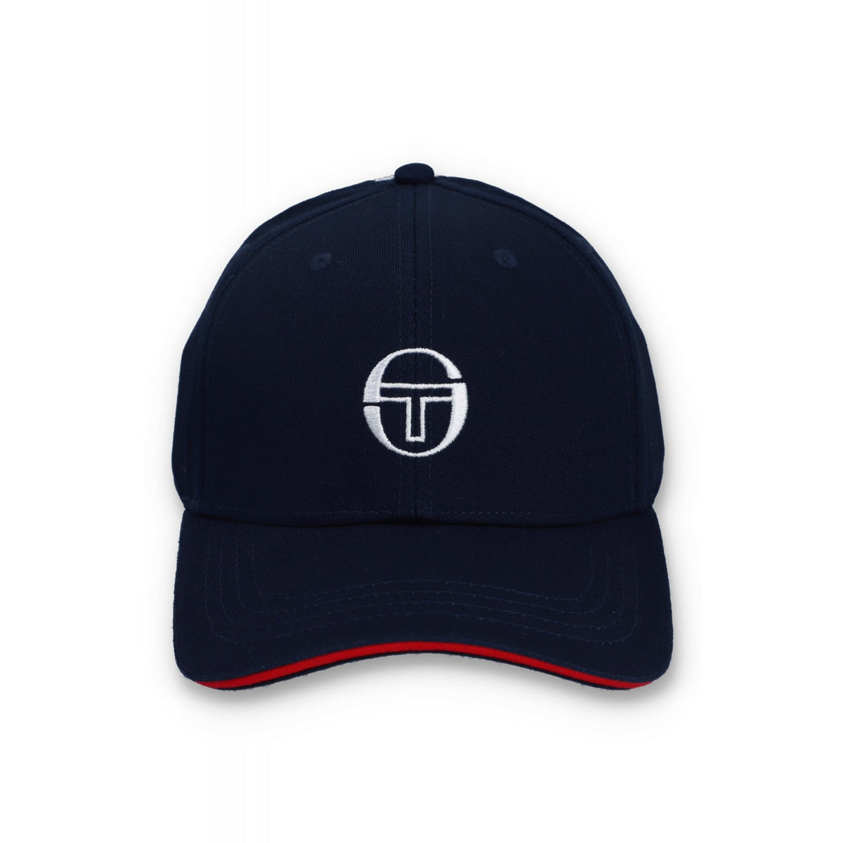 Sergio Tacchini | Cortona 1267 Peaked Contrast Double Back Stripe Baseball Cap