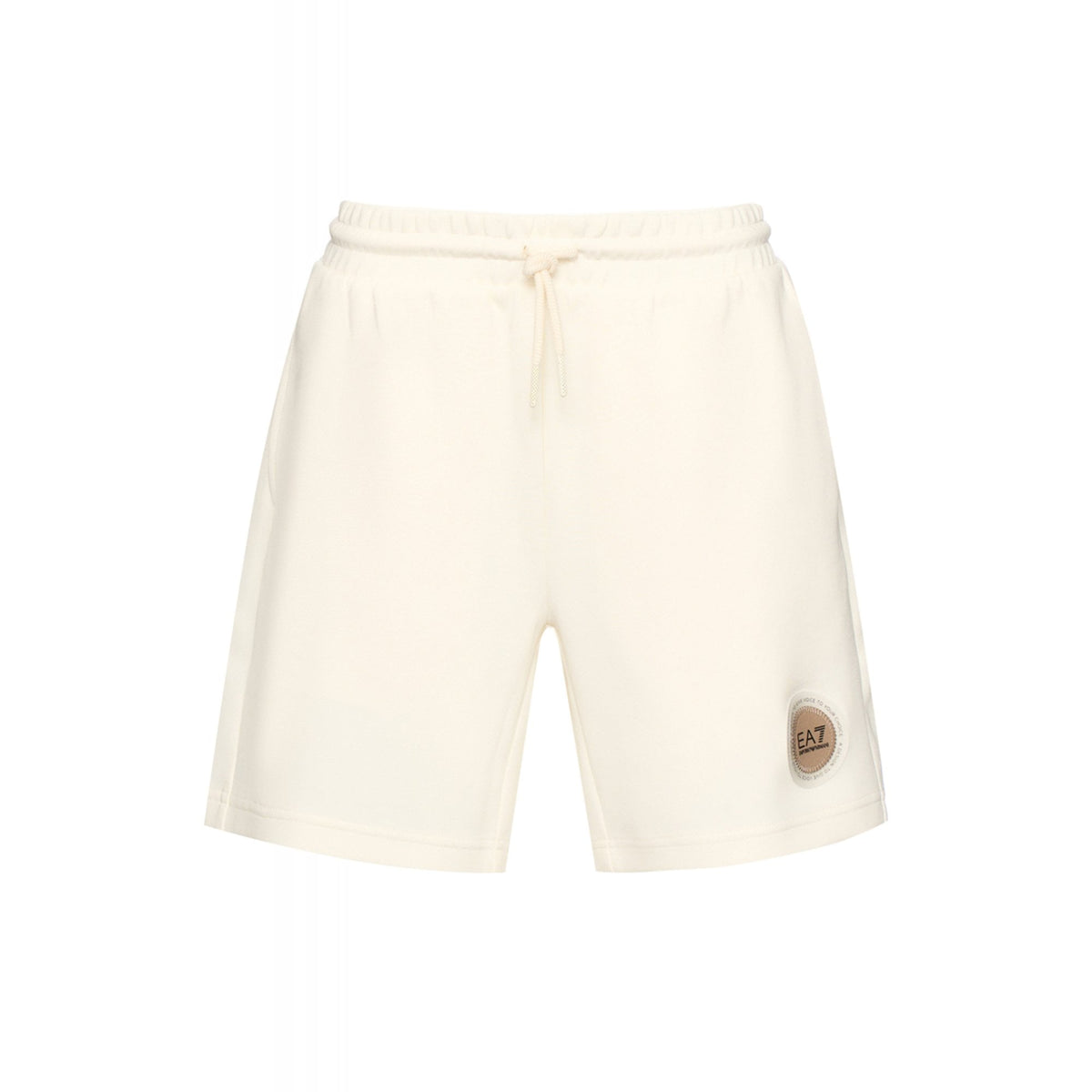EA7 | Emporio Armani 7X000458 AF12660 Core Stitch Circle Badge Logo Short - Cream