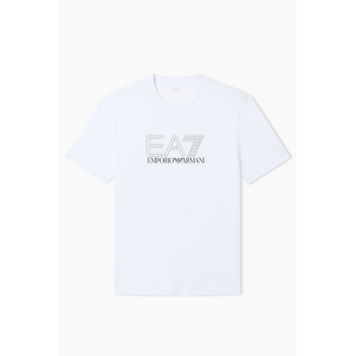 EA7 | Emporio Armani 7M001307 AF10375 Visibility Contrast Logo Half Sleeve T-Shirt