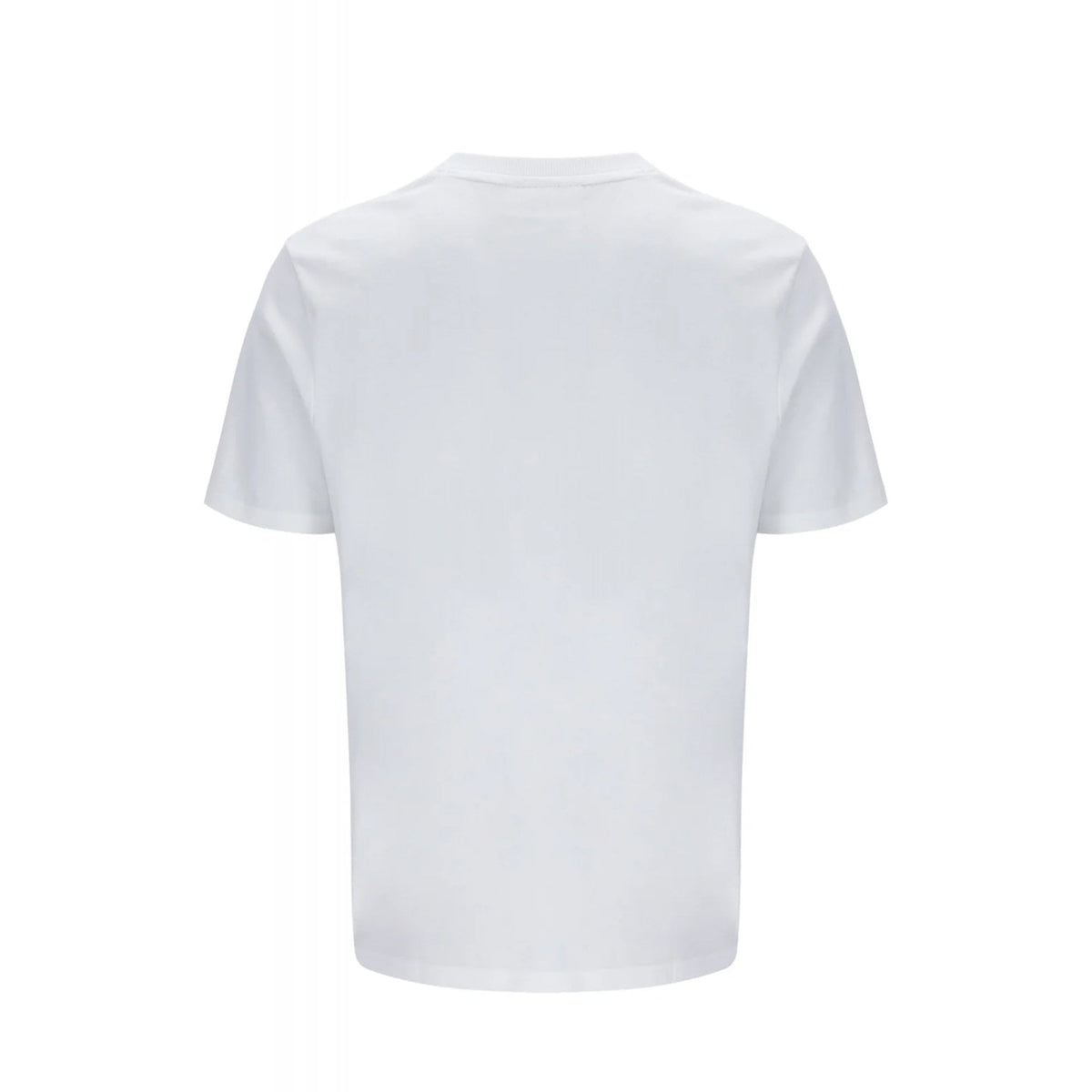 Fila Vintage Mano MH043 Cut & Sew Tonal Check Panel T-Shirt - White/Sky