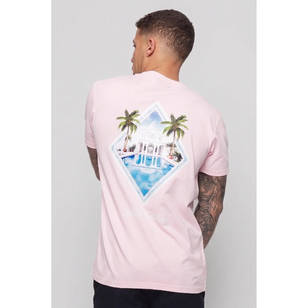 Valere Milano | Iseo VM-293 Tropical Diamond Graphic Print Half Sleeve T-Shirt