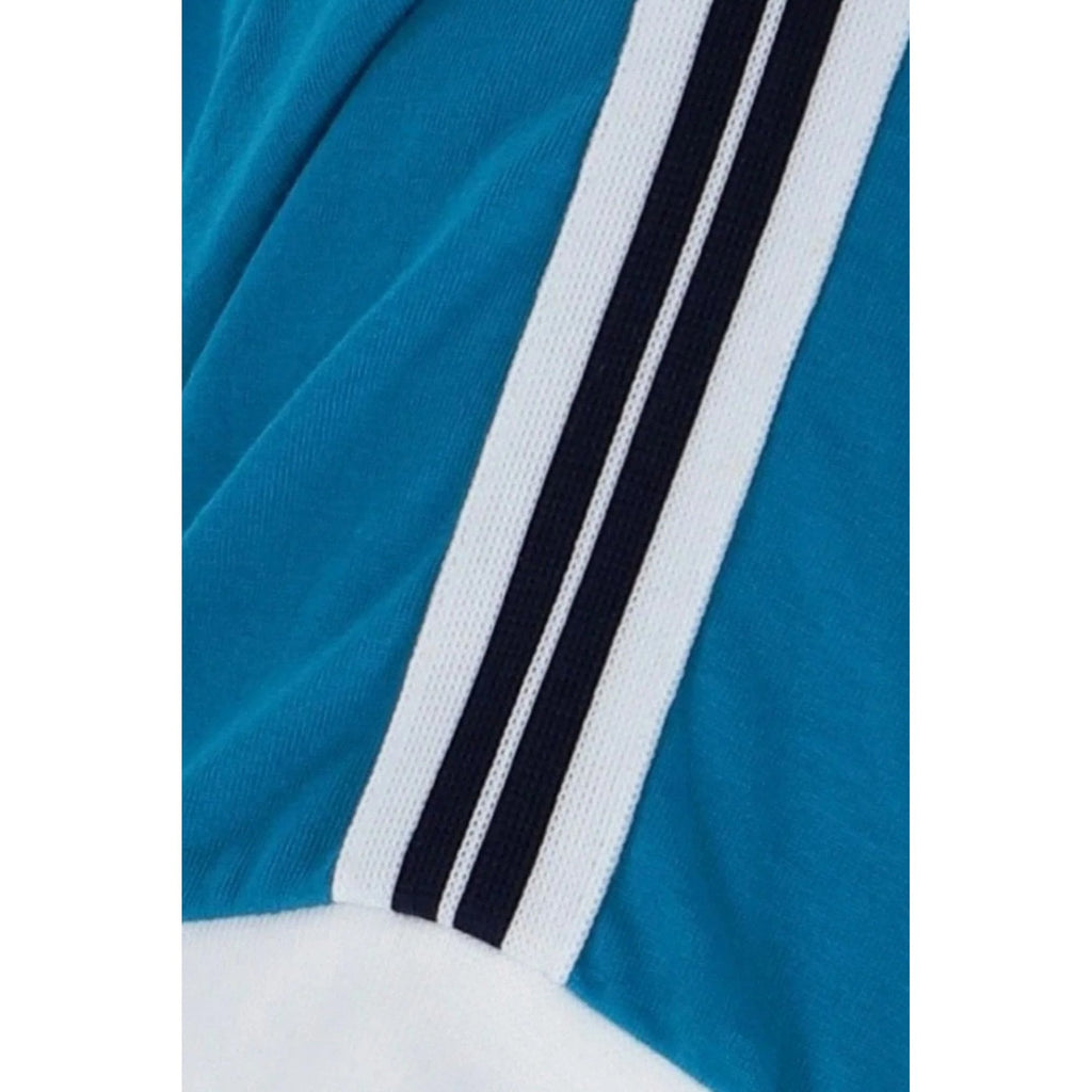 Sergio Tacchini | Pino 2254-267 Taped Ringer Half Sleeve T-Shirt - Mykonos Blue