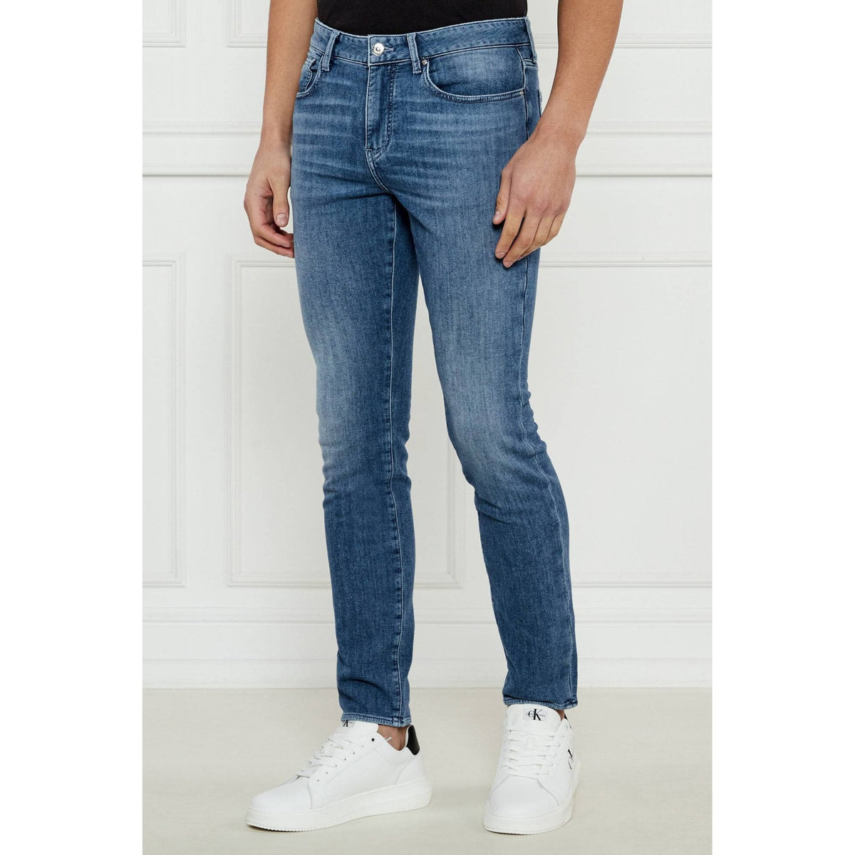 Armani Exchange | AX XM000070 AF14368 A|X Skinny Fit J14 Denim Jean - Blue Wash