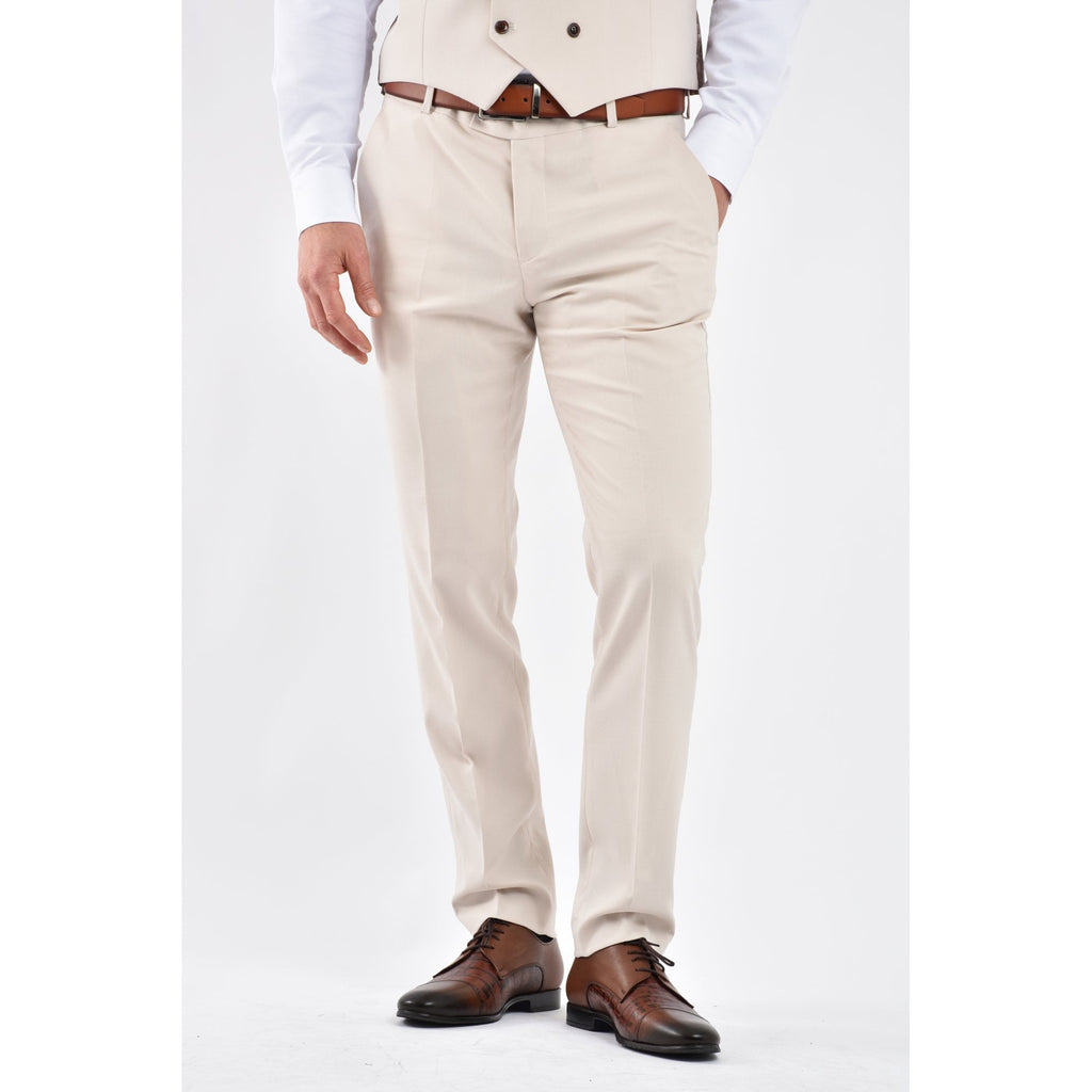 CB Napless Tailored Slim Fit Smooth Textured Trouser