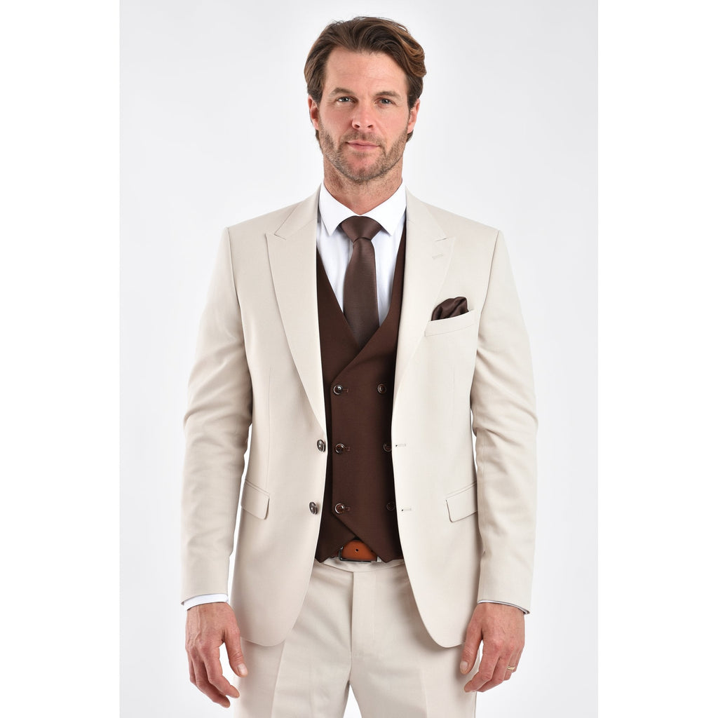 CB Napless Tailored Slim Fit Smooth Textured Trouser