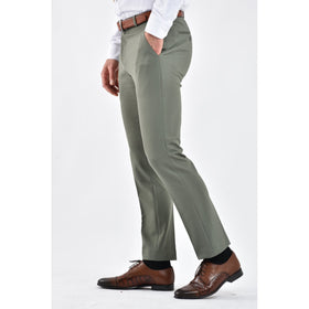 CB Lazio Tailored Slim Fit Textured Trousers