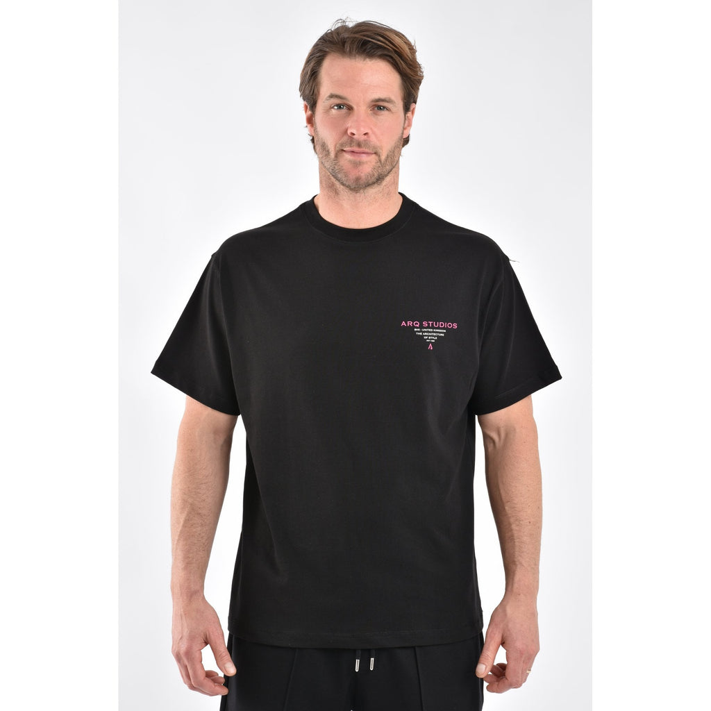 ARQ Studios | Digital Angel Graphic Print Relaxed Fit Half Sleeve T-Shirt
