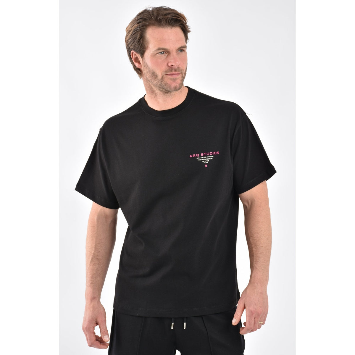ARQ Studios | Digital Angel Graphic Print Relaxed Fit Half Sleeve T-Shirt