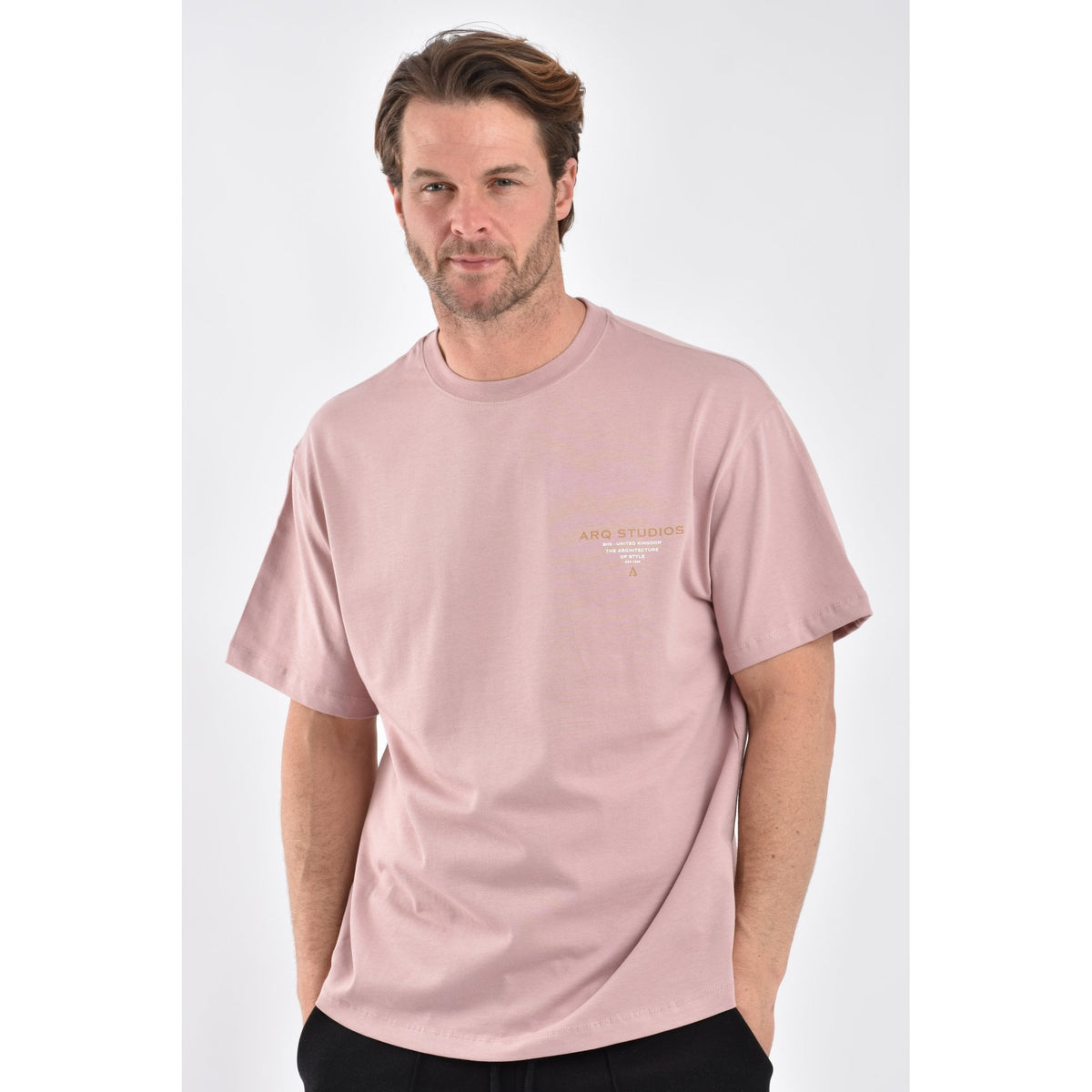 ARQ Studios | Digital Angel Graphic Print Relaxed Fit Half Sleeve T-Shirt