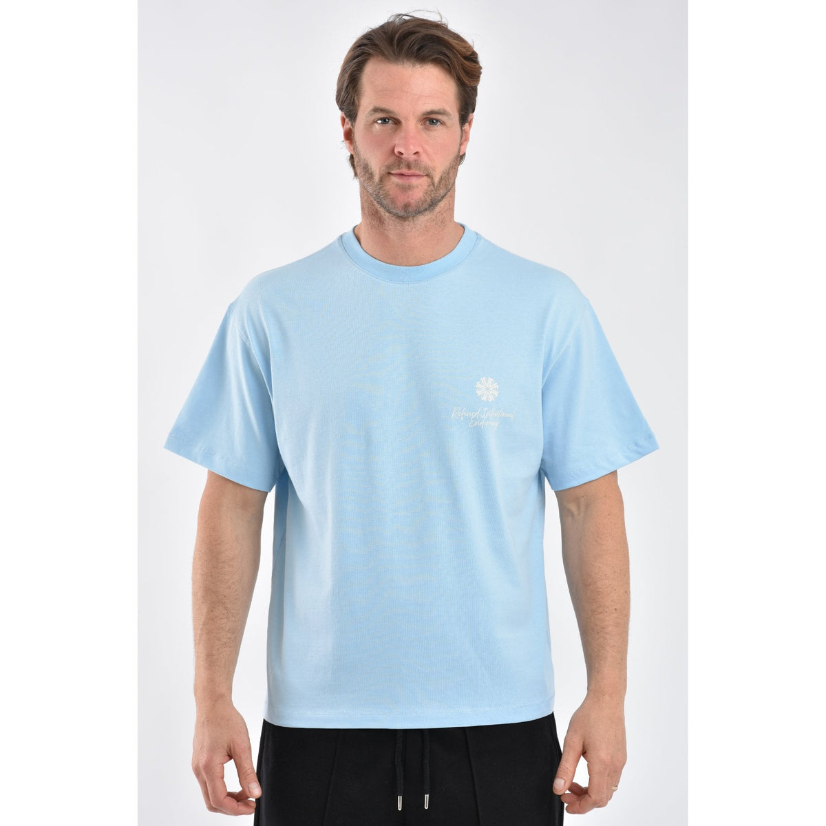 ARQ Studios | Classic Core Script Print Relaxed Fit Half Sleeve T-Shirt