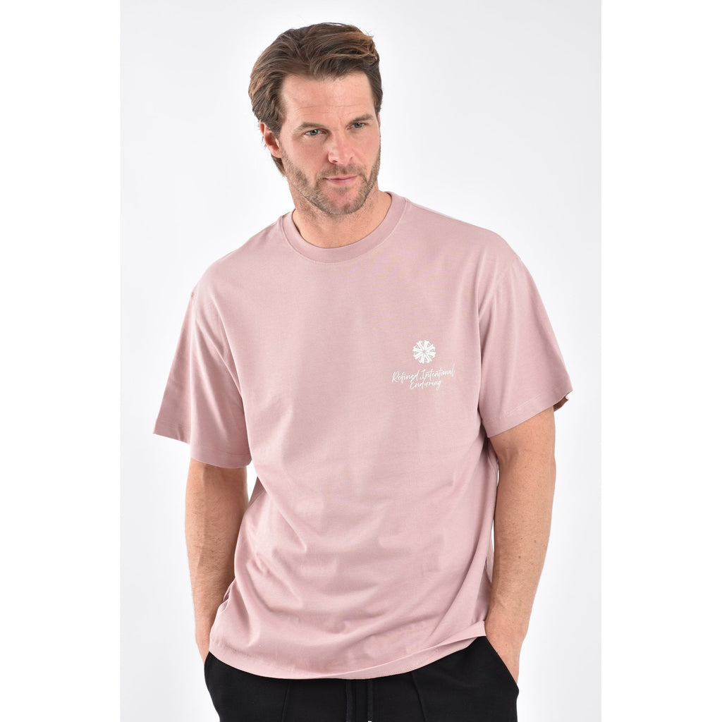 ARQ Studios | Classic Core Script Print Relaxed Fit Half Sleeve T-Shirt