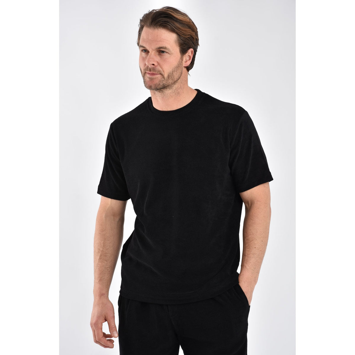 Marrakech | 2747 Core Velour Fabric Regular Fit Half Sleeve T-Shirt