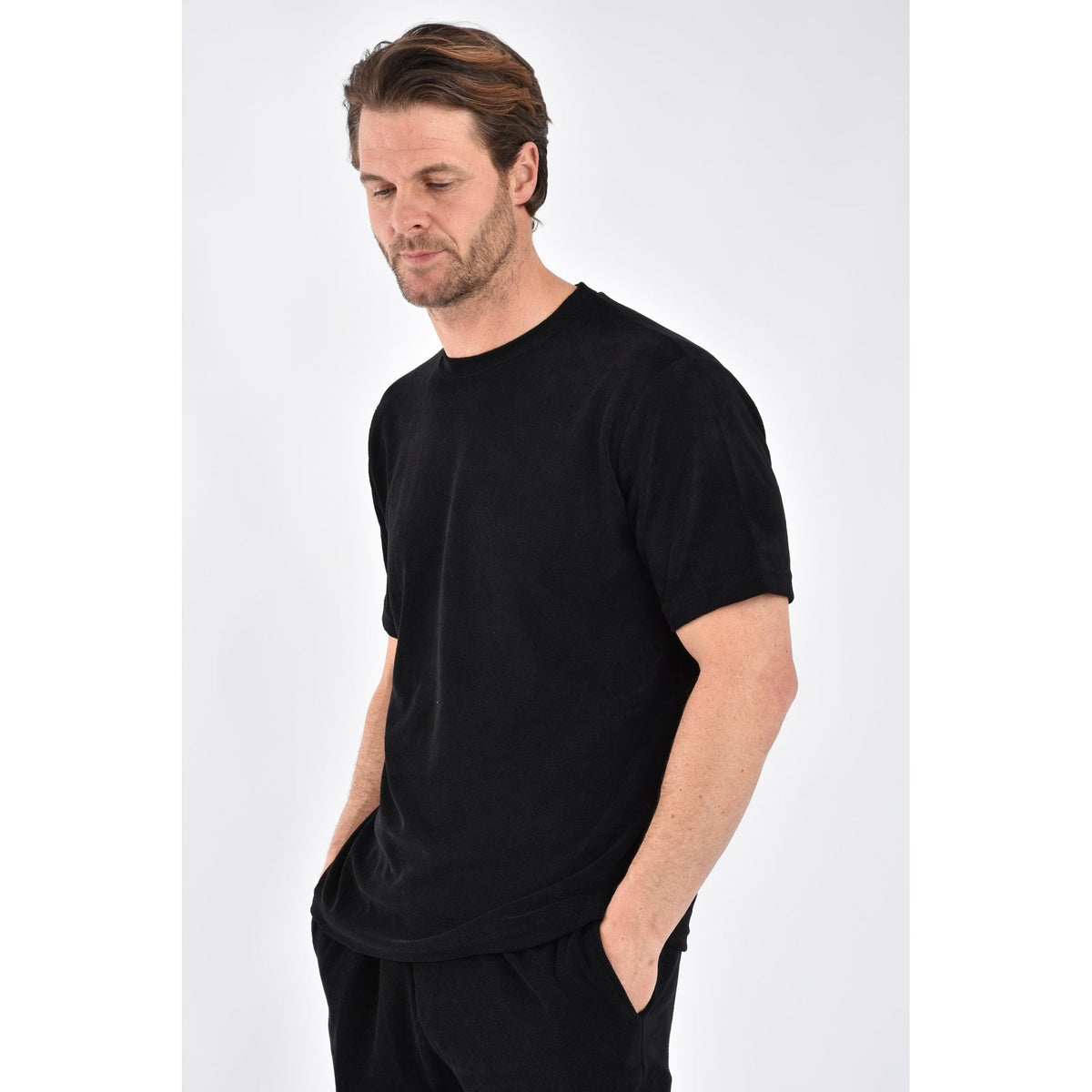 Marrakech | 2747 Core Velour Fabric Regular Fit Half Sleeve T-Shirt