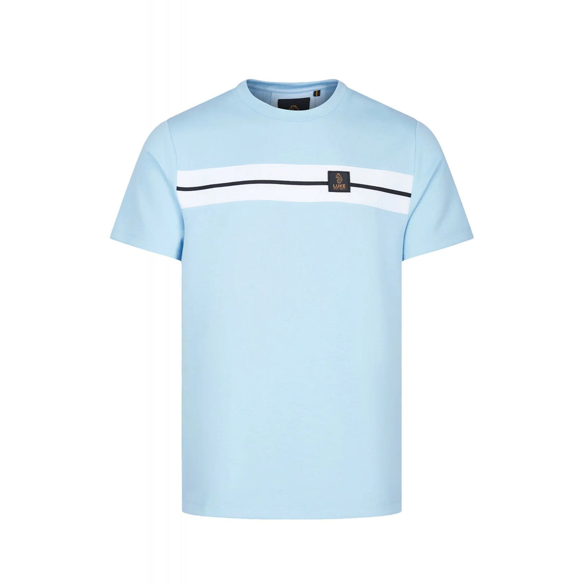 Luke | Hopkins 1000 M810163 Vintage Trim Tape Chest Half Sleeve T-Shirt