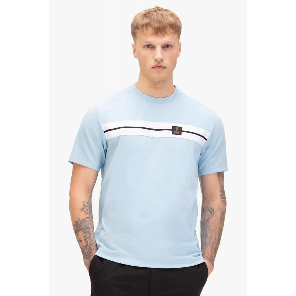 Luke | Hopkins 1000 M810163 Vintage Trim Tape Chest Half Sleeve T-Shirt