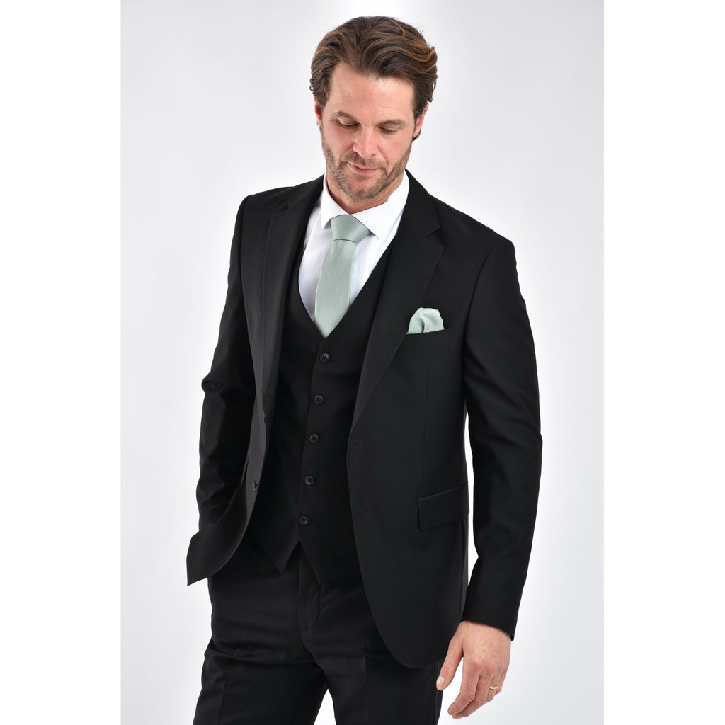 CB Classic Tailored Slim Fit Plain 2 Piece Suit