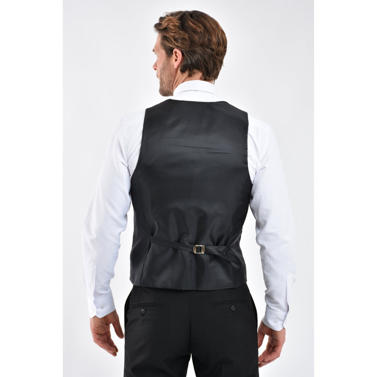 CB Classic Tailored Slim Fit Plain Double Breasted Waistcoat