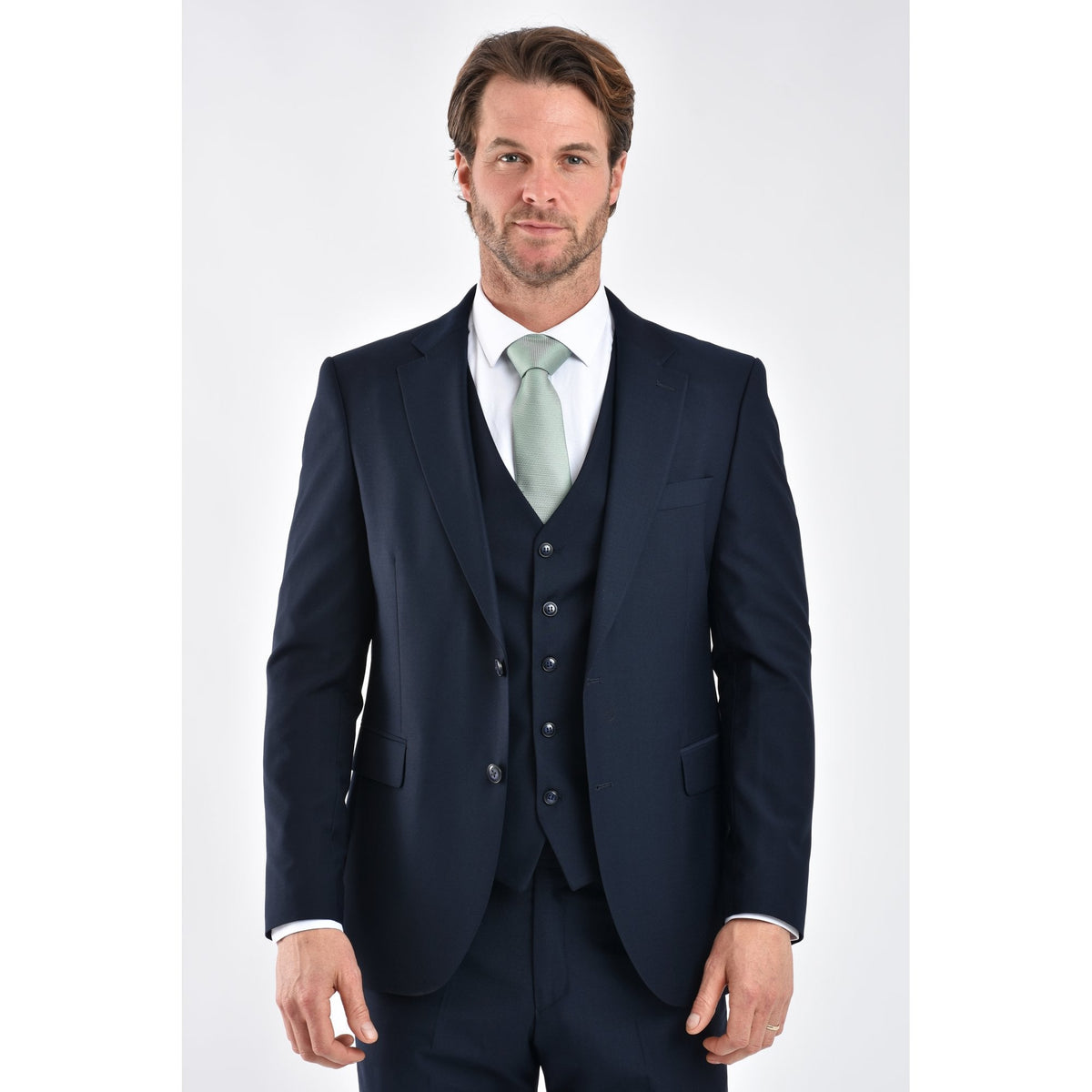CB Classic Tailored Slim Fit Plain 2 Piece Suit