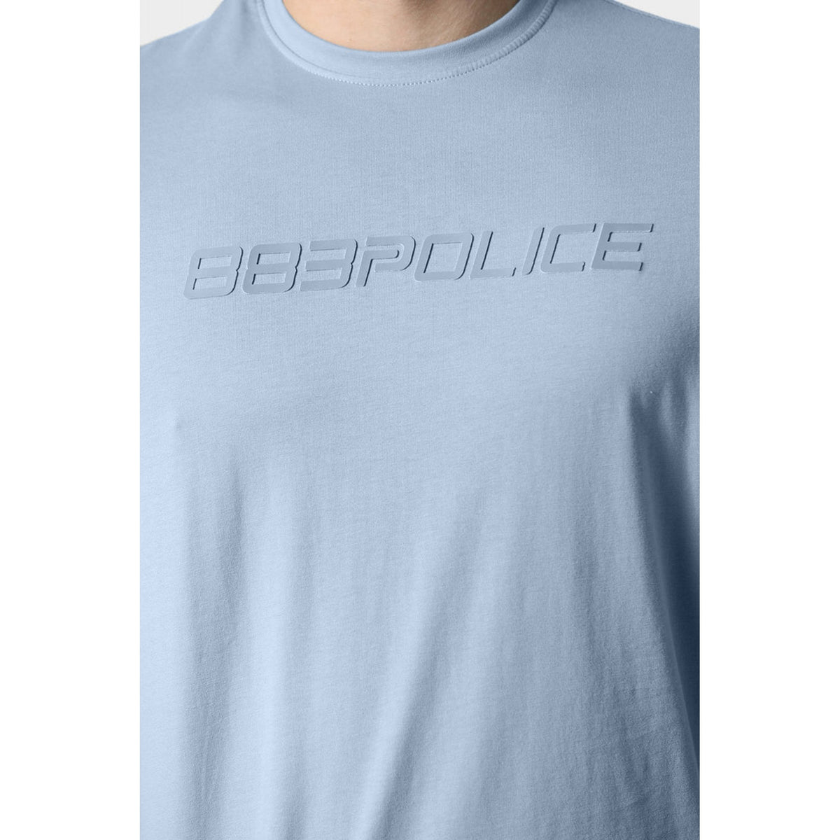 Police Trulla 1280 Matt Raised Logo Print Slim Fit Half Sleeve T-Shirt