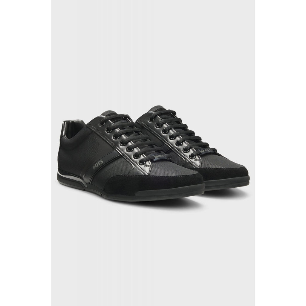 Hugo Boss | 50498265 Saturn Low-Profile Lowp_mx A_N Trainers - Black