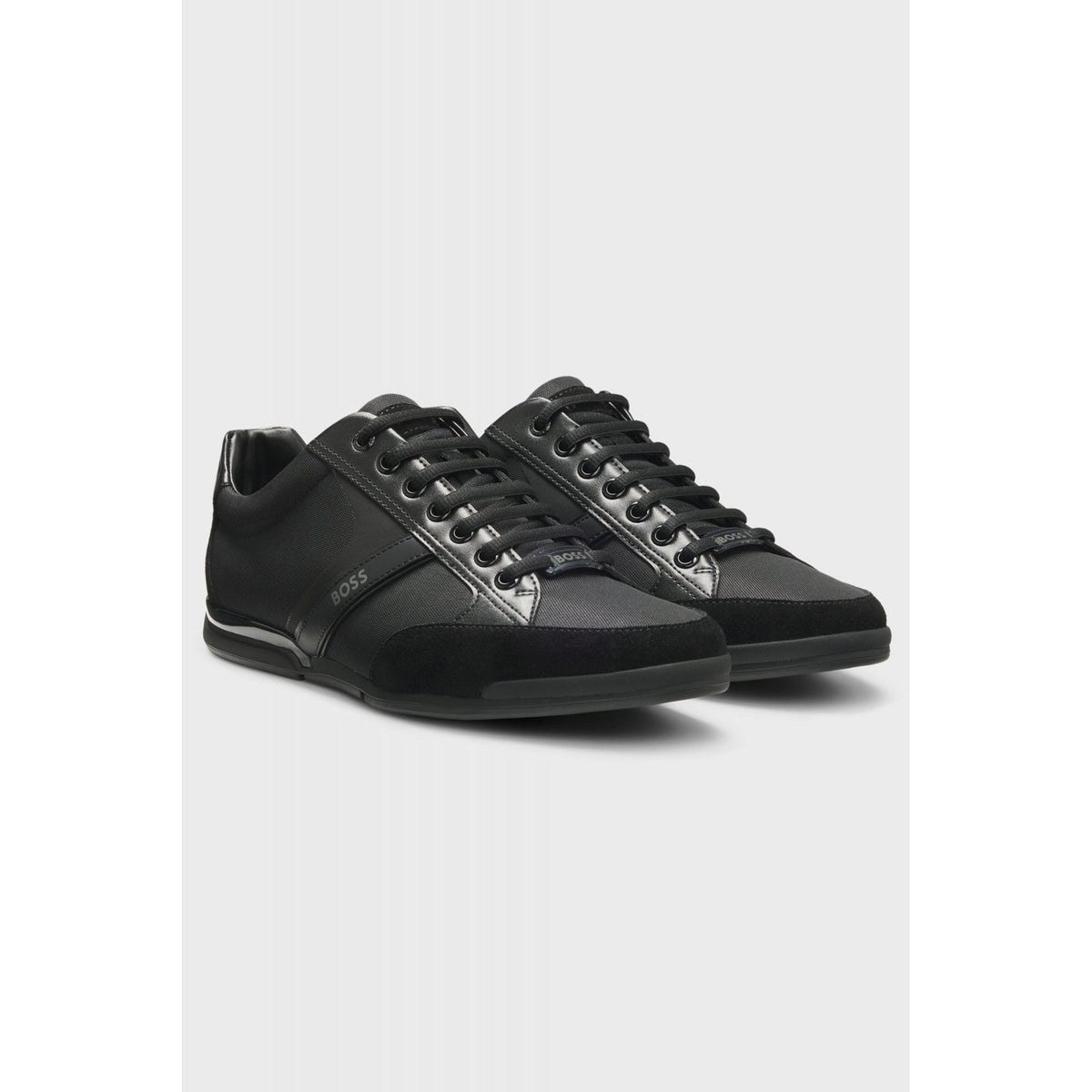 Hugo Boss | 50498265 Saturn Low-Profile Lowp_mx A_N Trainers - Black
