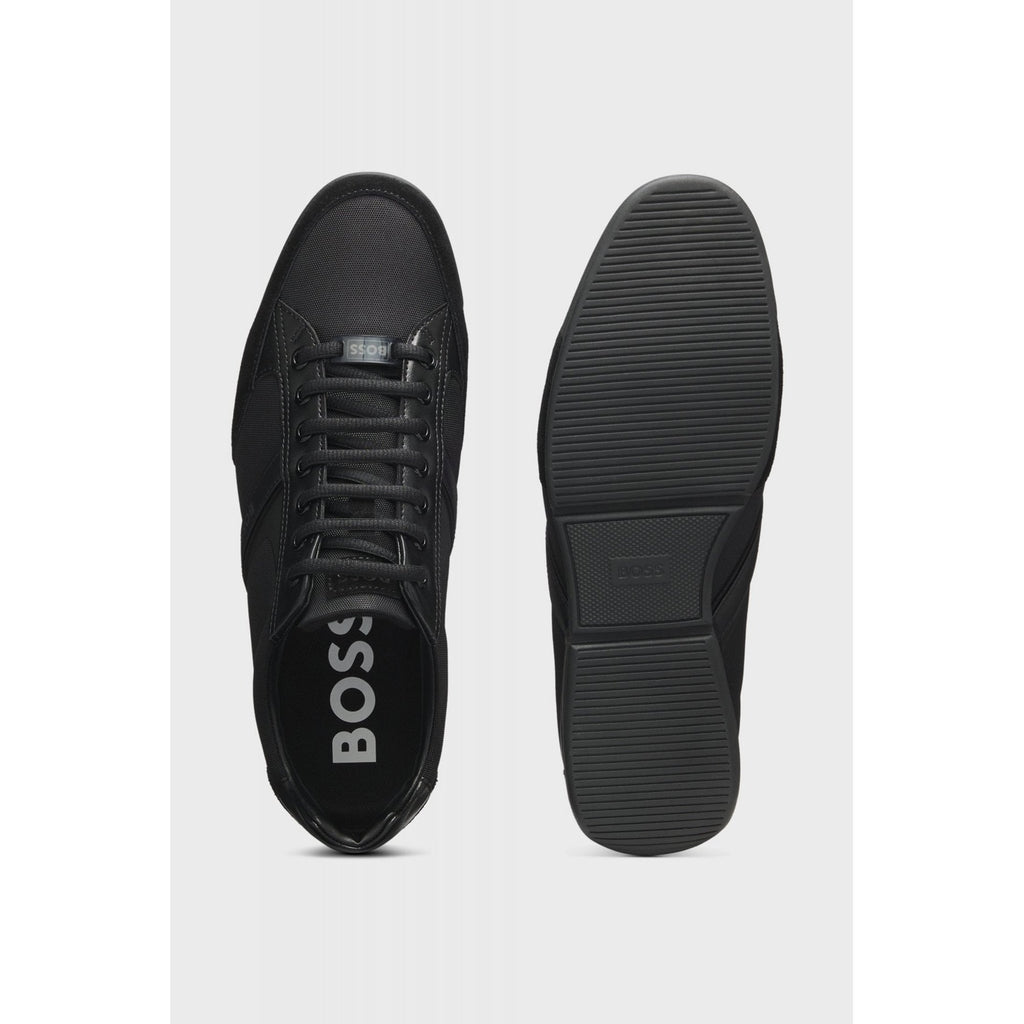 Hugo Boss | 50498265 Saturn Low-Profile Lowp_mx A_N Trainers - Black