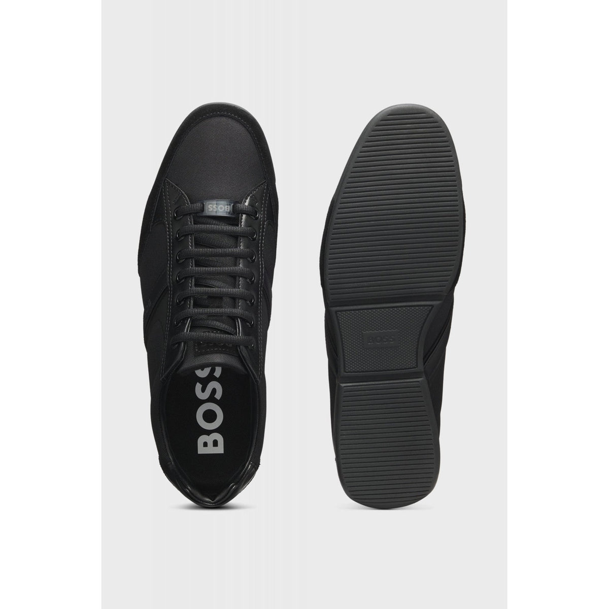 Hugo Boss | 50498265 Saturn Low-Profile Lowp_mx A_N Trainers - Black