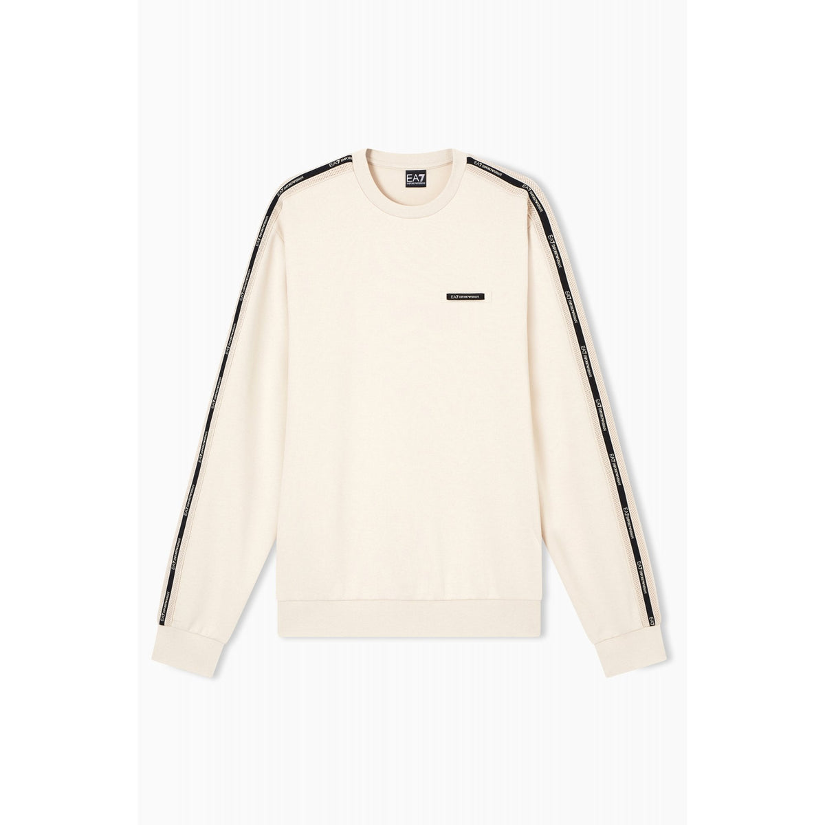 EA7 | Emporio Armani 7M001478 AF12660 Contrast Logo Mesh Tape Detail Sweat Top