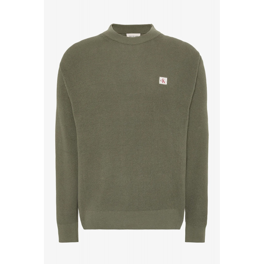 Calvin Klein Jeans | LV040EM217 Badge Logo Waffle Full Sleeve Top