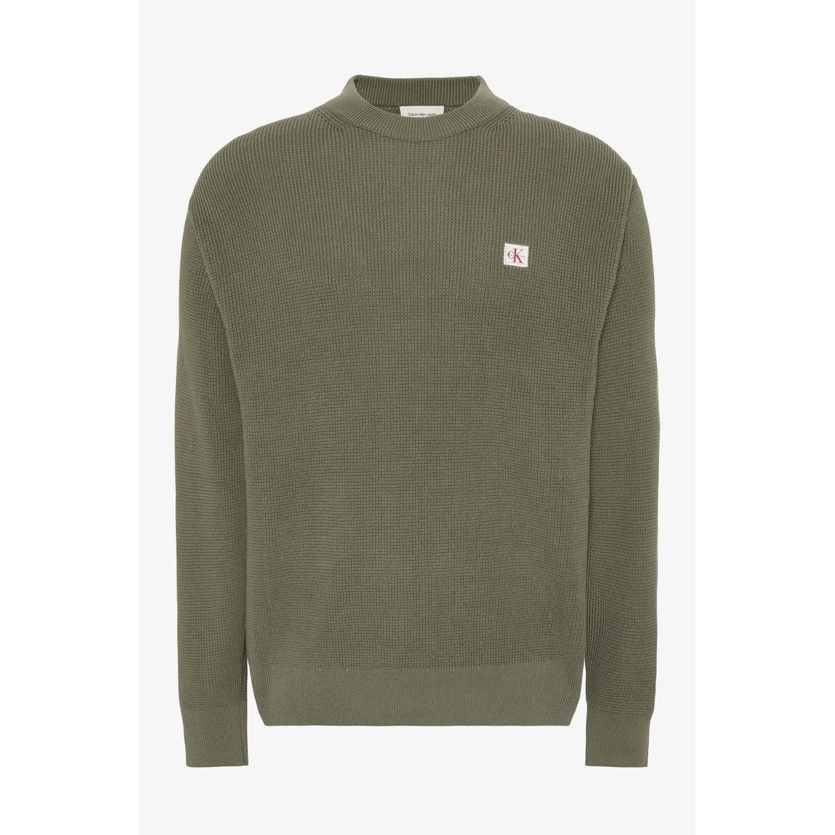 Calvin Klein Jeans | LV040EM217 Badge Logo Waffle Full Sleeve Top