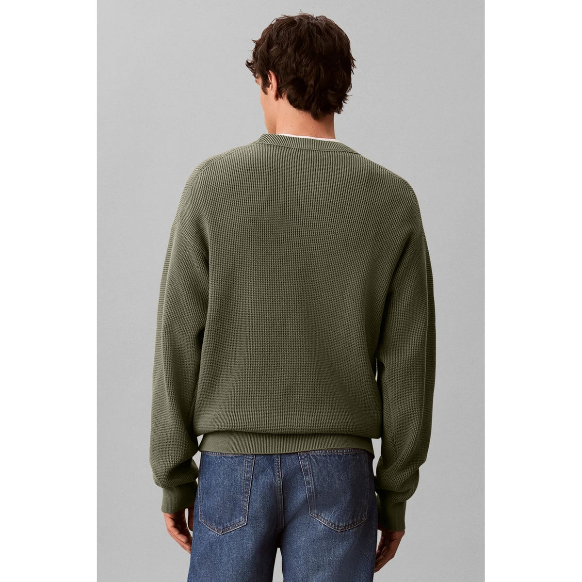 Calvin Klein Jeans | LV040EM217 Badge Logo Waffle Full Sleeve Top