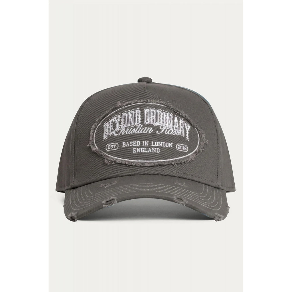 Christian Rose | CR054 Beyond Ordinary Vol II Oval Emblem Trucker Solid Baseball Cap