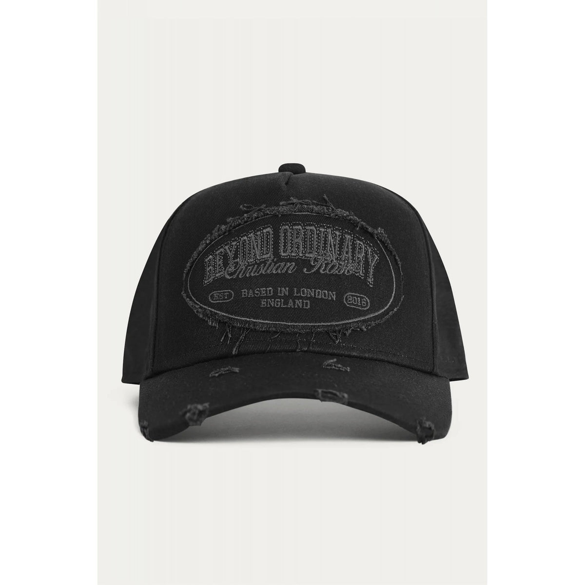 Christian Rose | CR054 Beyond Ordinary Vol II Oval Emblem Trucker Solid Baseball Cap