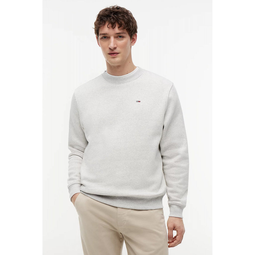 Tommy Jeans | DM20741 Brushed Fleece Small Flag Logo Crew Sweat Top