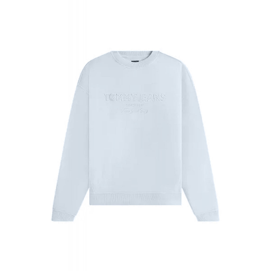 Tommy Jeans | DM22714 Subtle Logo Crew Sweat Top - Sky